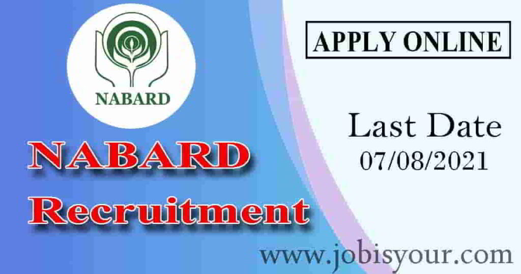 NABARD Recruitment 2021 grade A