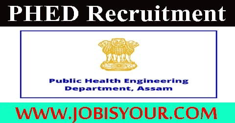 Public Health Engineering Department Recruitment